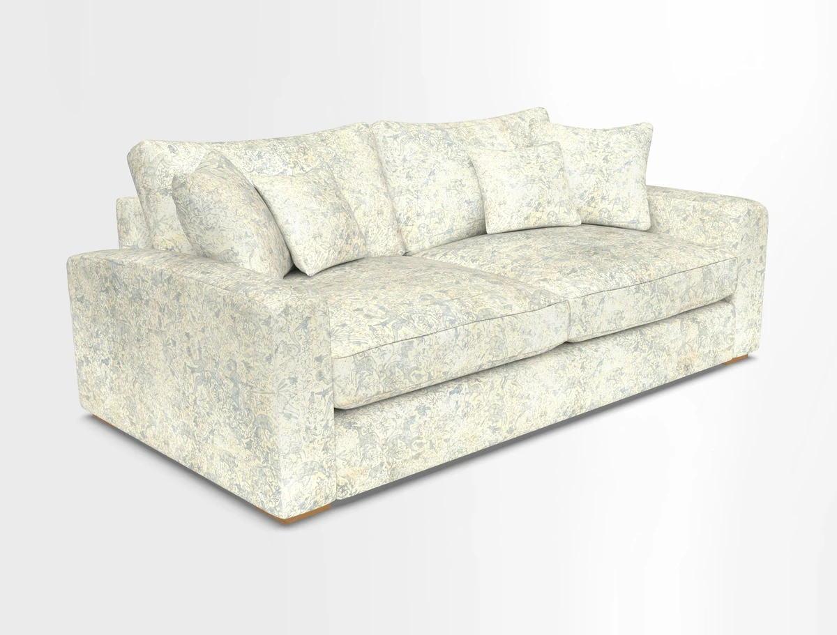 Stockbridge 3 Seater Sofa in Warwick Graf Slate