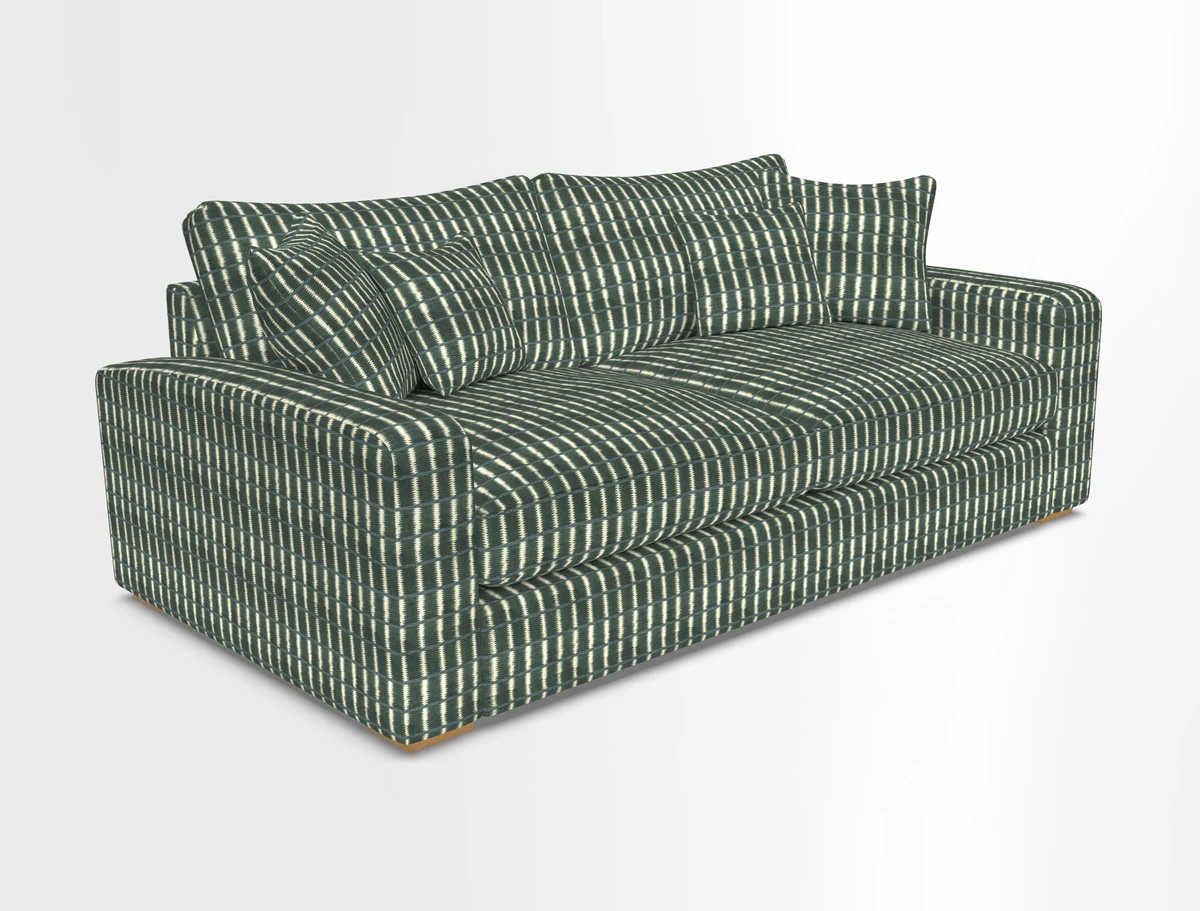 Stockbridge 3 Seater Sofa in Warwick Graf Slate