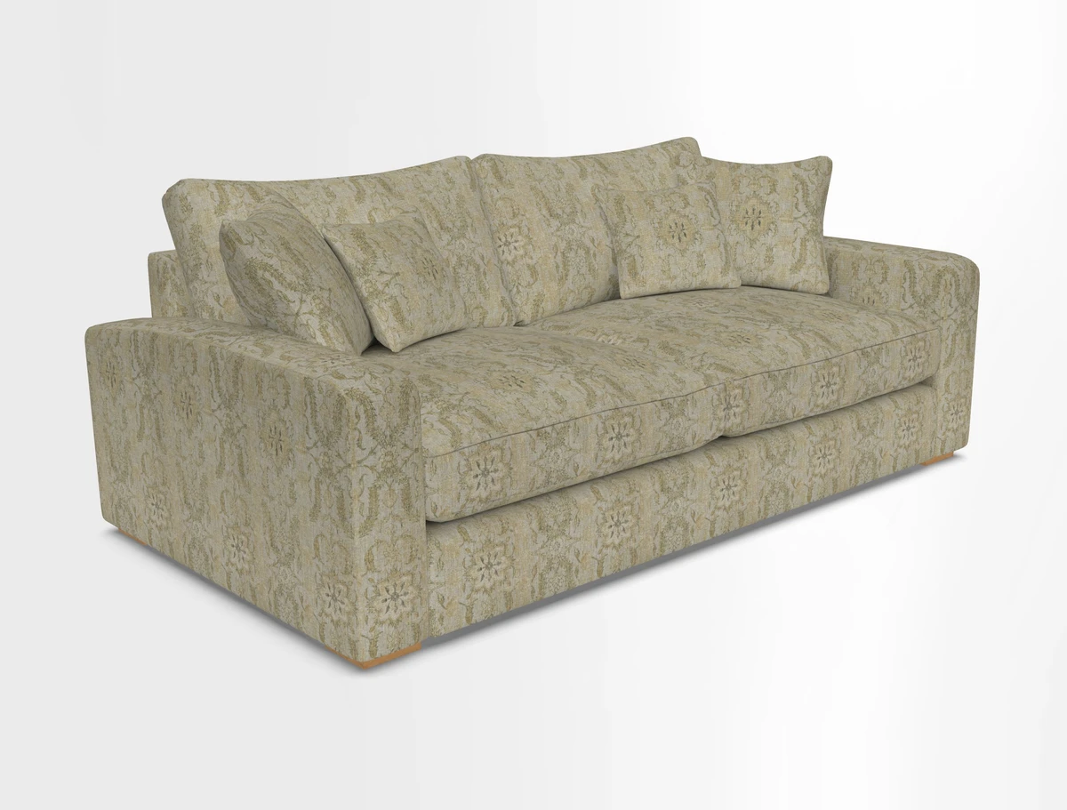 Stockbridge 3 Seater Sofa in Warwick Graf Slate
