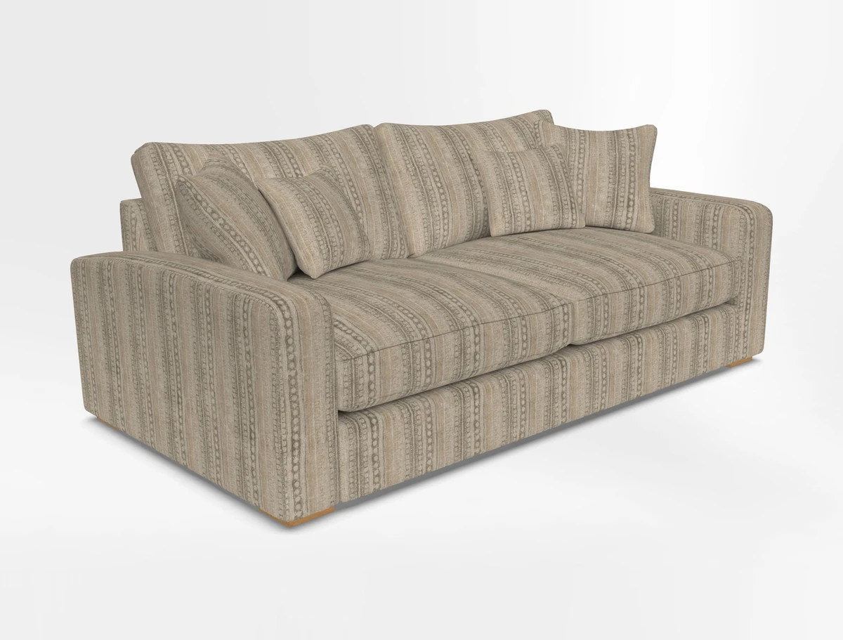 Stockbridge 3 Seater Sofa in Warwick Graf Slate