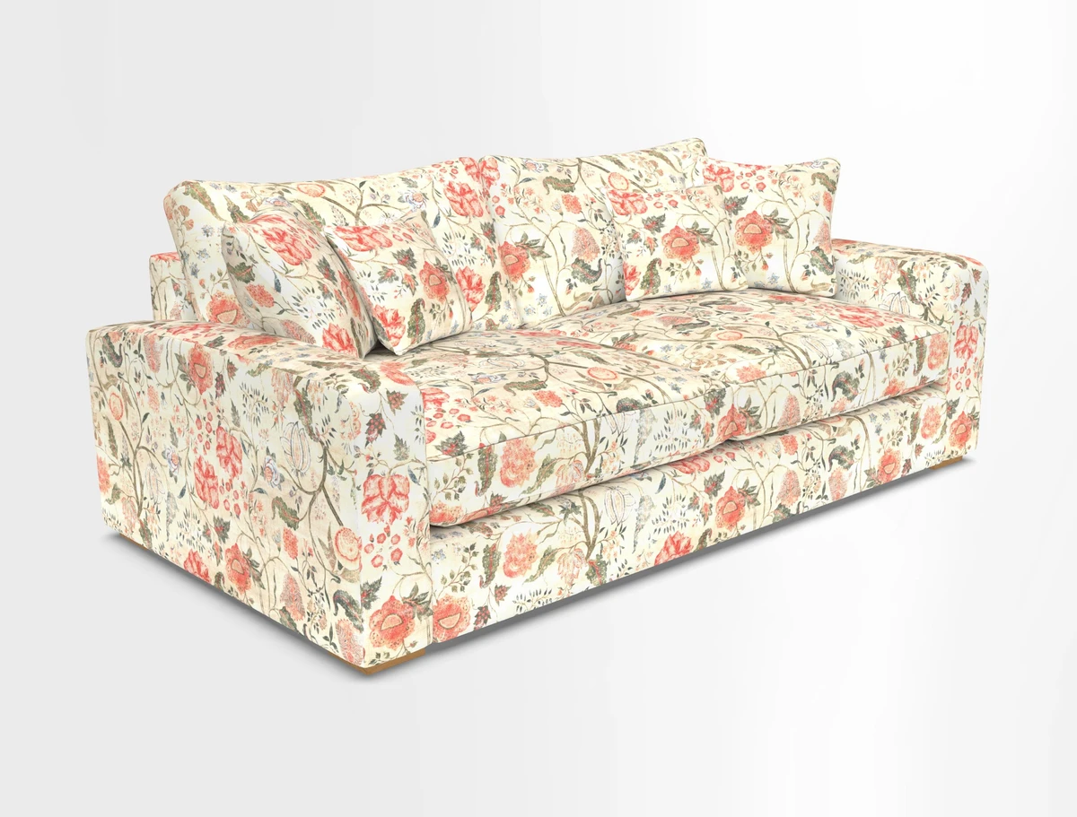Stockbridge 3 Seater Sofa in Warwick Graf Slate
