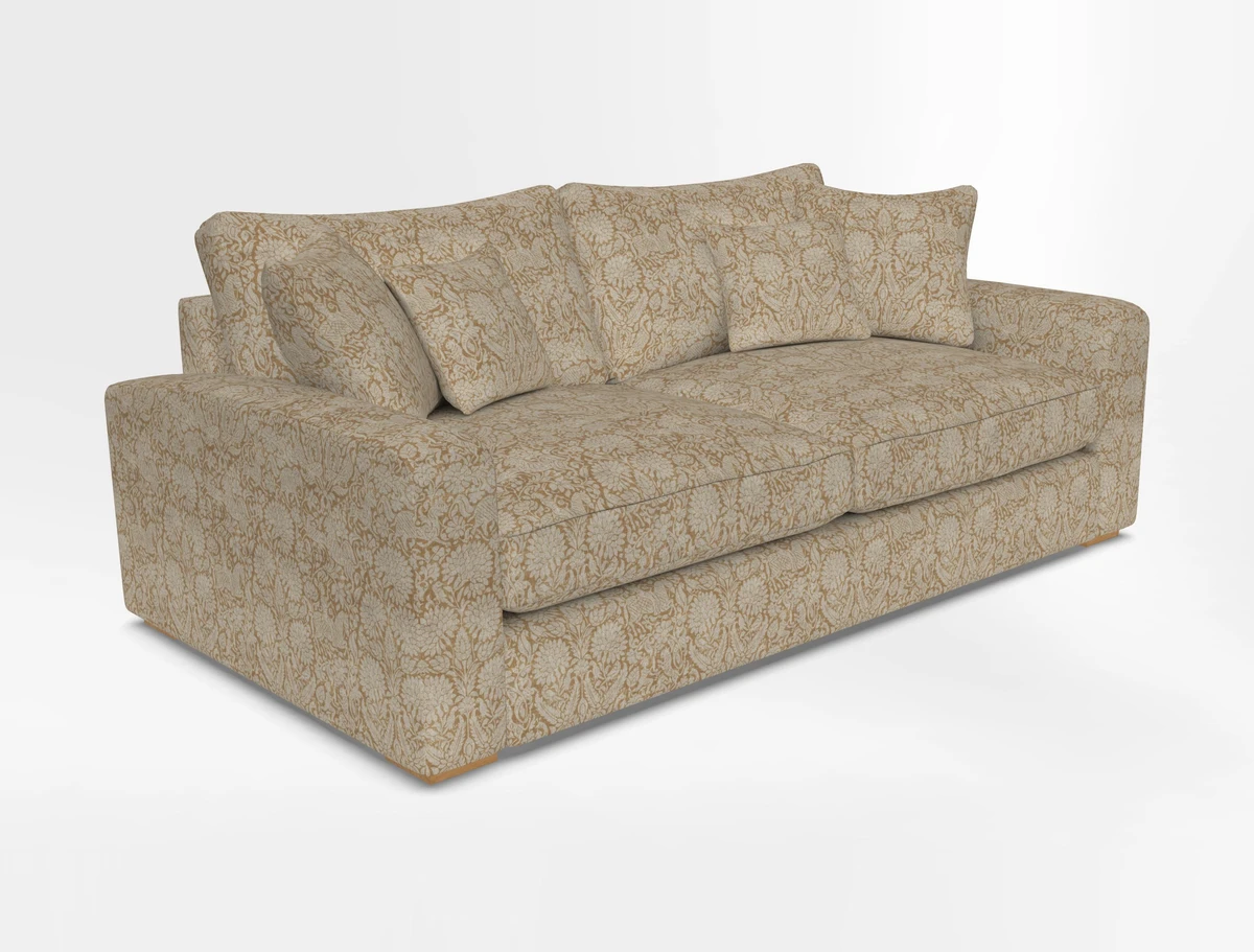 Stockbridge 3 Seater Sofa in Warwick Graf Slate