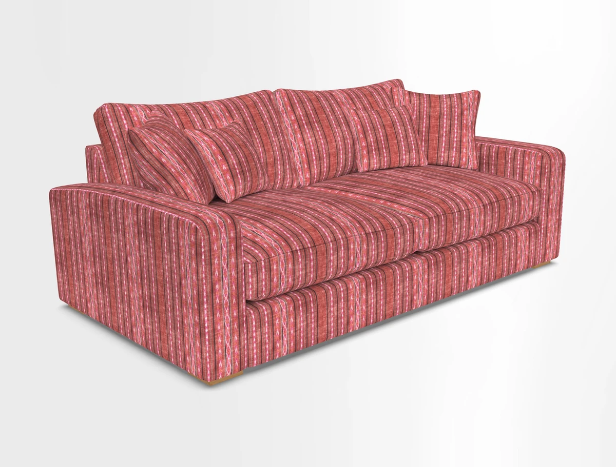 Stockbridge 3 Seater Sofa in Warwick Graf Slate