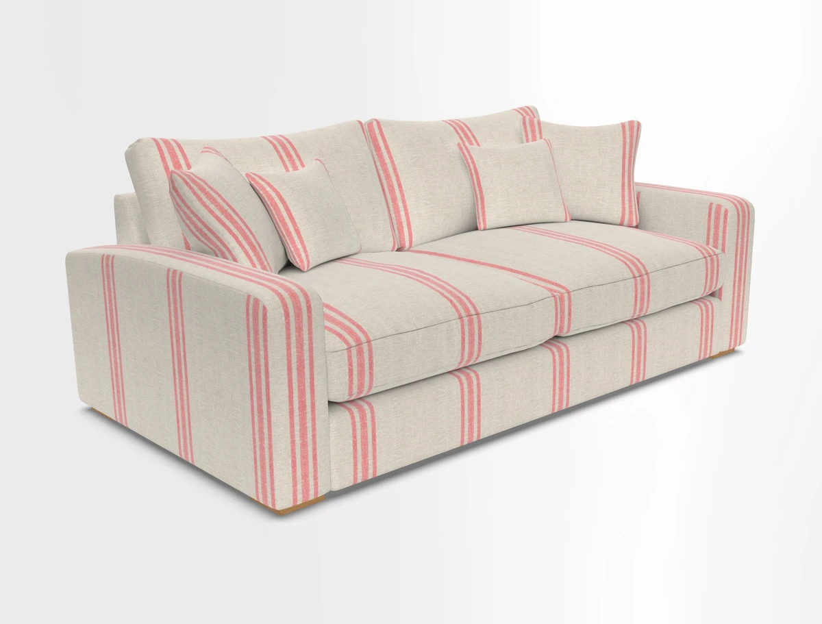 Stockbridge 3 Seater Sofa in Warwick Graf Slate