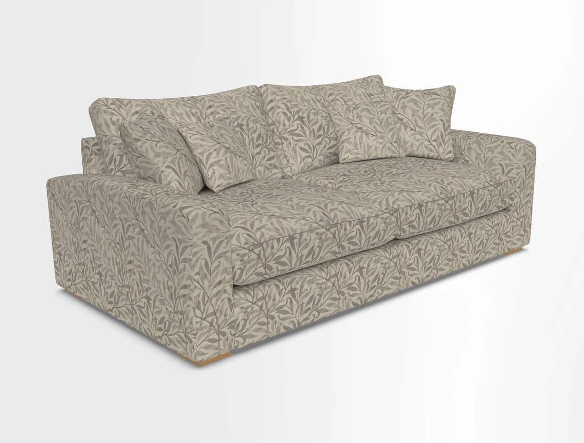Stockbridge 3 Seater Sofa in Warwick Graf Slate