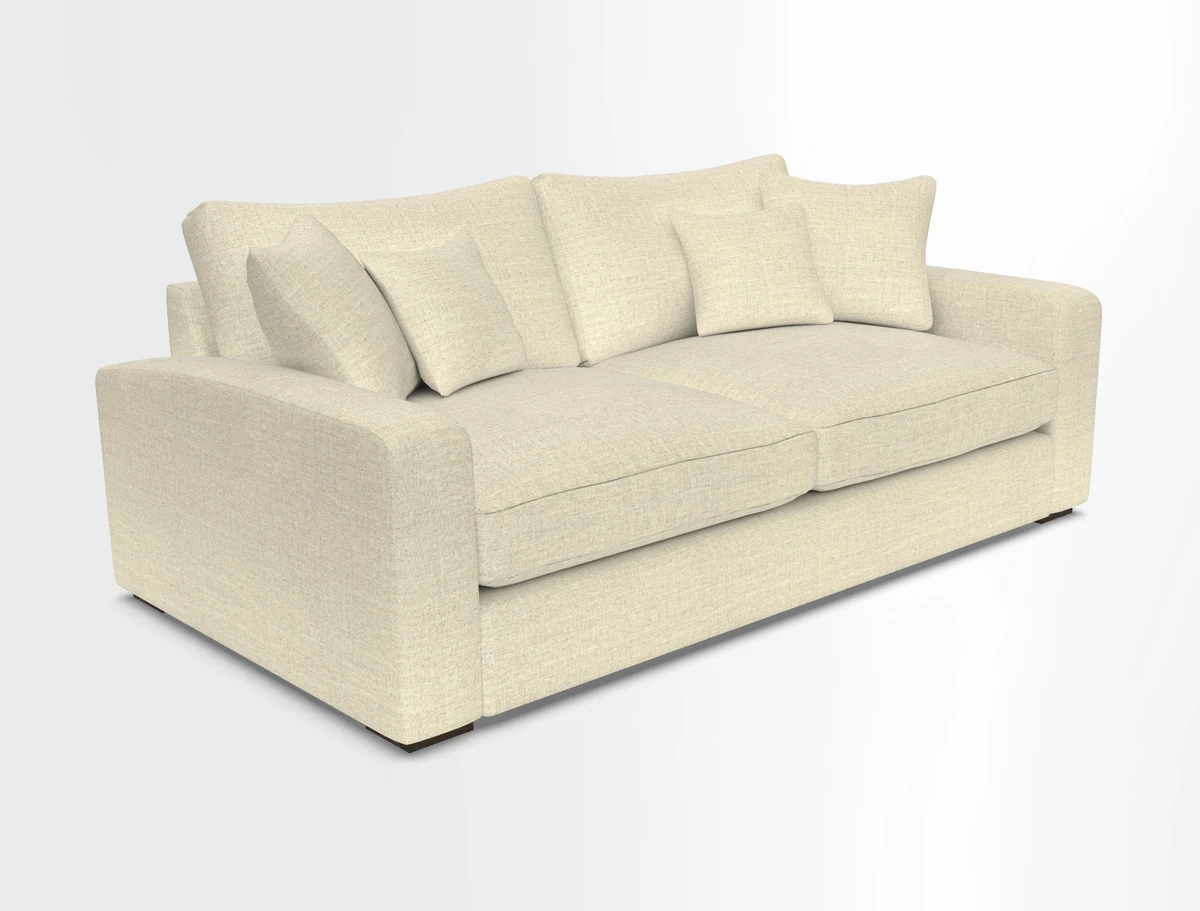 Stockbridge 3 Seater Sofa in Warwick Graf Slate