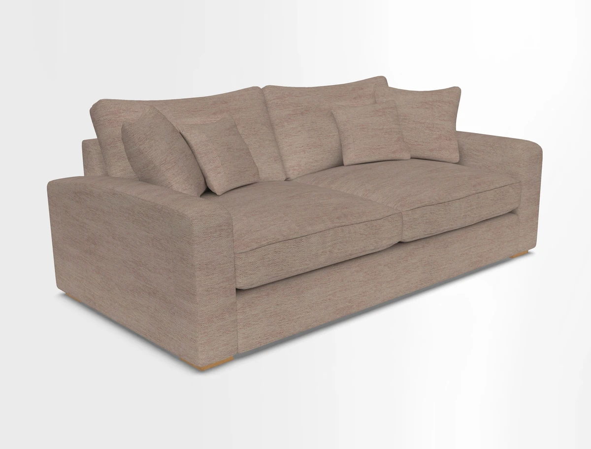 Stockbridge 3 Seater Sofa in Warwick Graf Slate