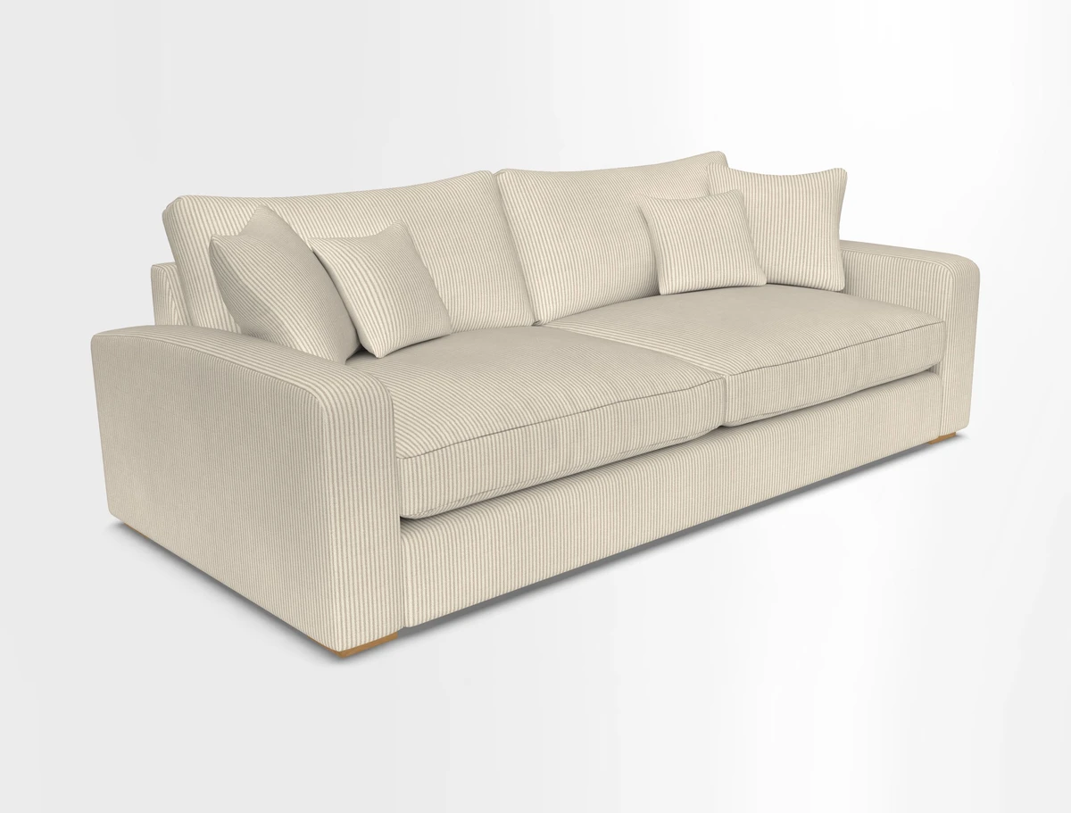 Stockbridge 4 Seater Sofa in Warwick Graf Slate