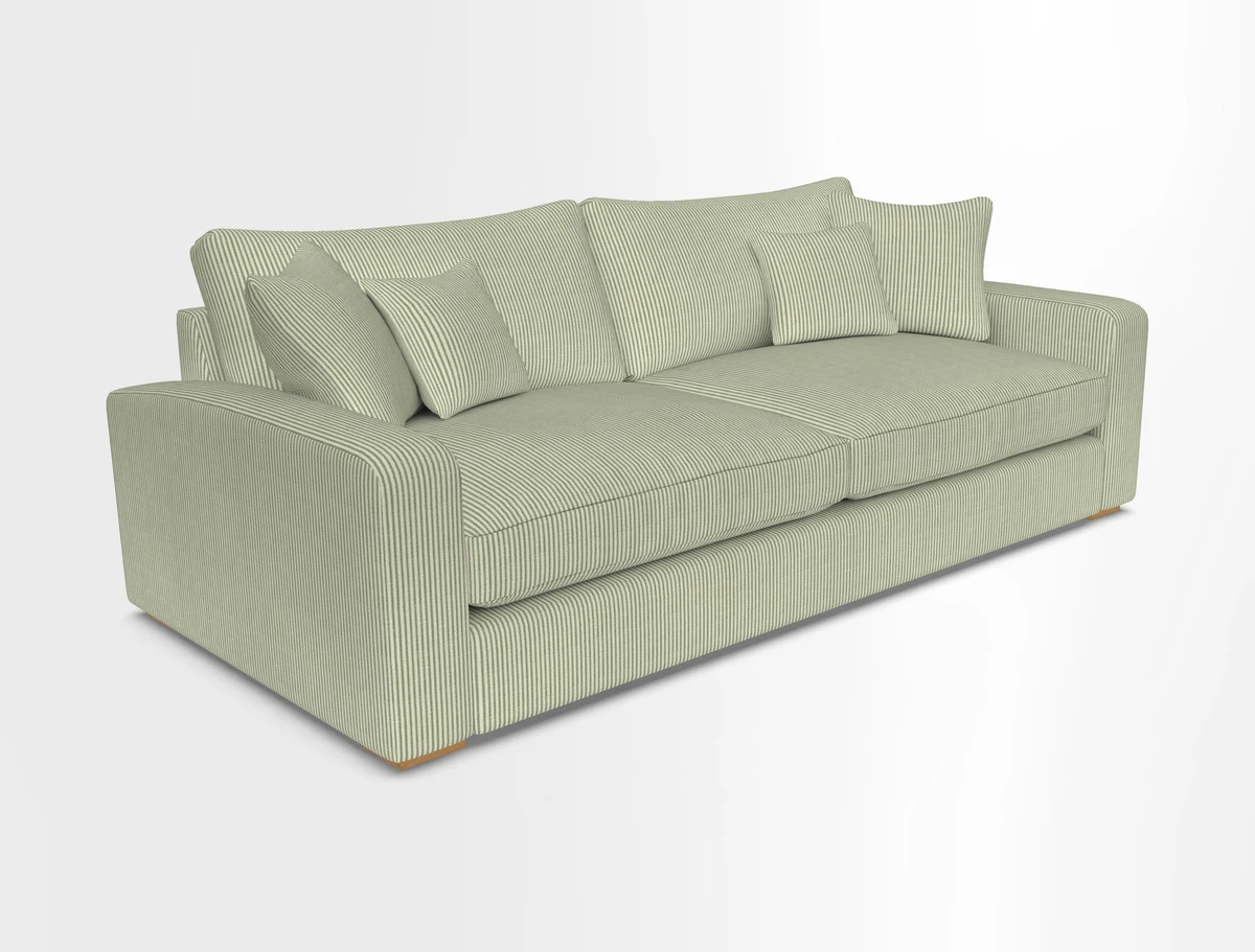 Stockbridge 4 Seater Sofa in Warwick Graf Slate