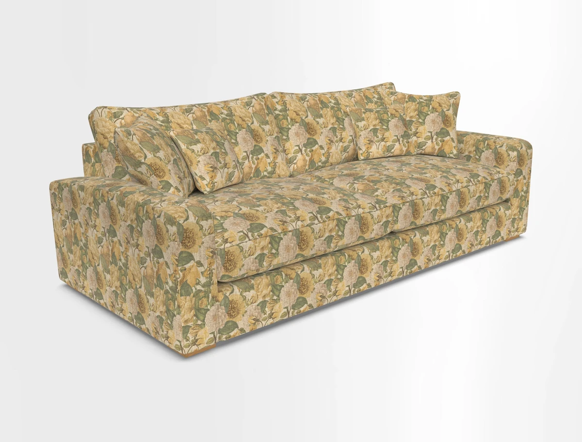 Stockbridge 4 Seater Sofa in Warwick Graf Slate