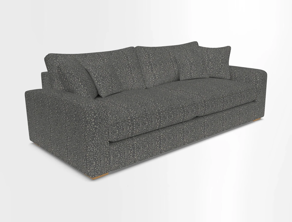 Stockbridge 4 Seater Sofa in Warwick Graf Slate