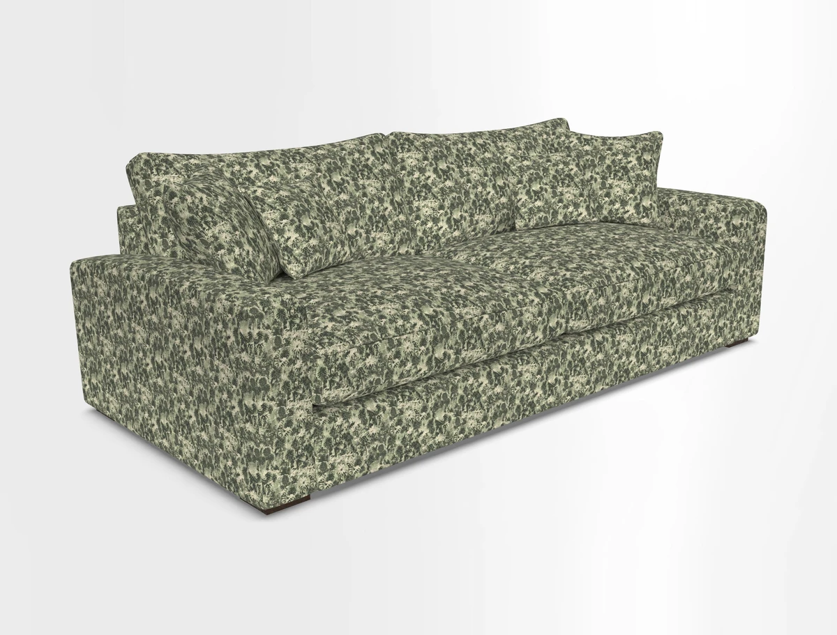 Stockbridge 4 Seater Sofa in Warwick Graf Slate