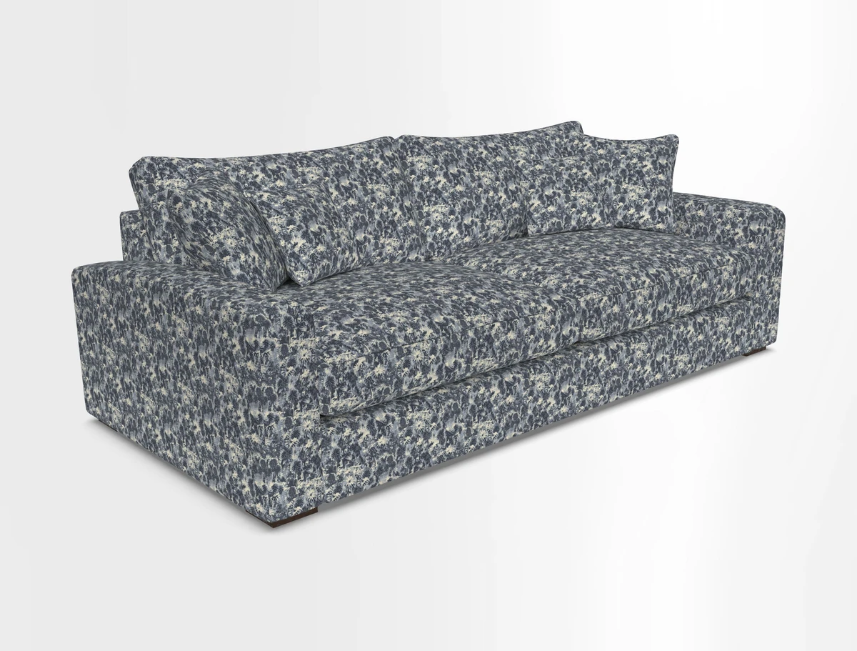 Stockbridge 4 Seater Sofa in Warwick Graf Slate