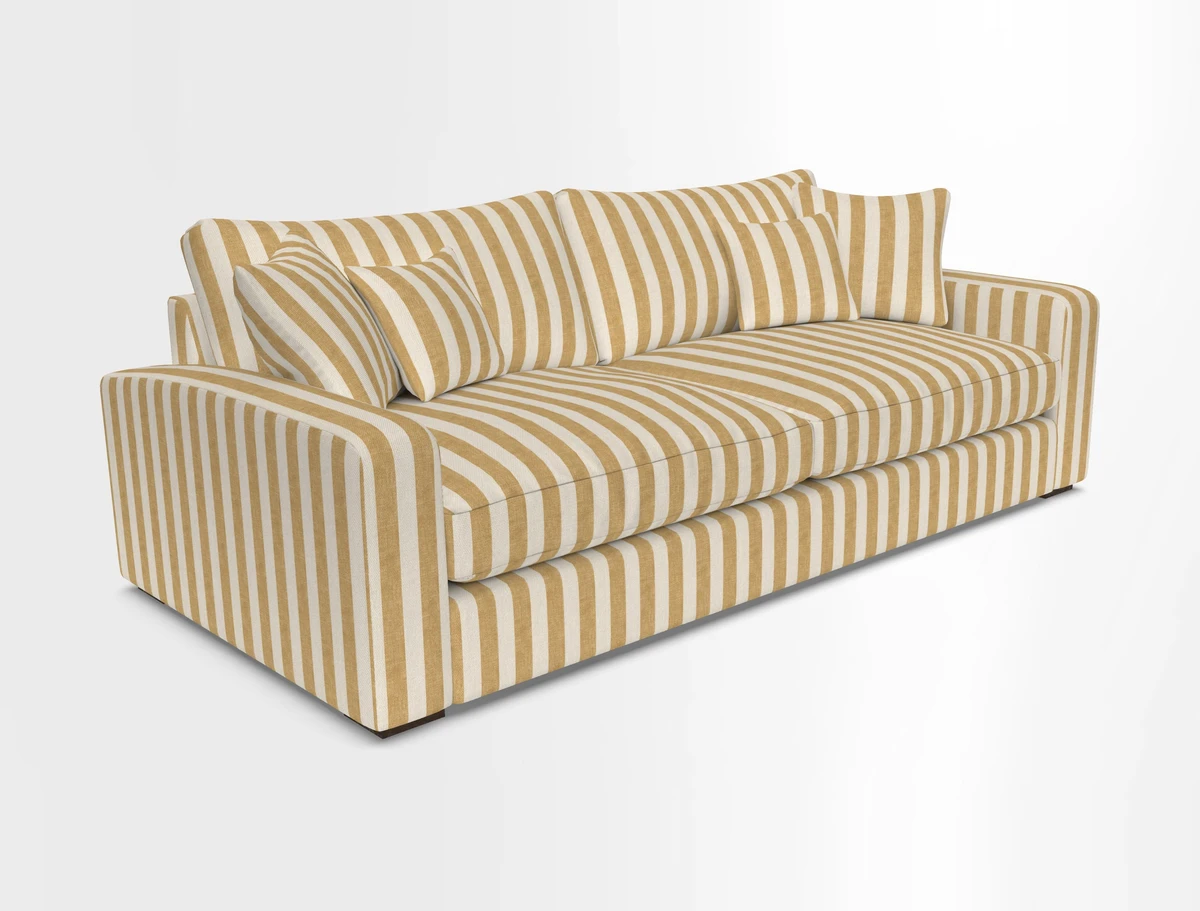 Stockbridge 4 Seater Sofa in Warwick Graf Slate