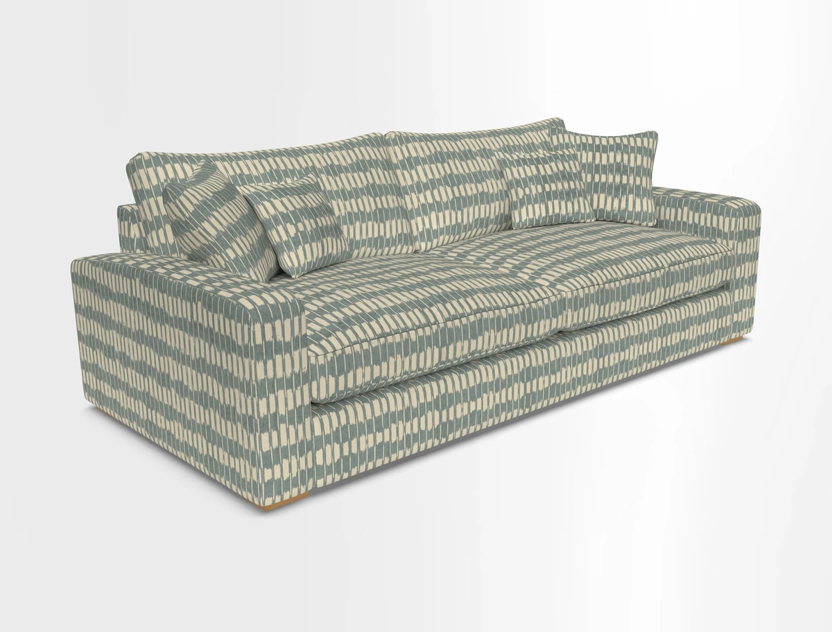 Stockbridge 4 Seater Sofa in Warwick Graf Slate