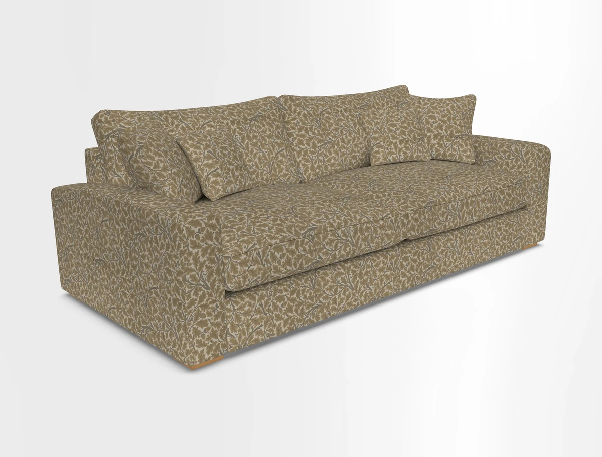 Stockbridge 4 Seater Sofa in Warwick Graf Slate