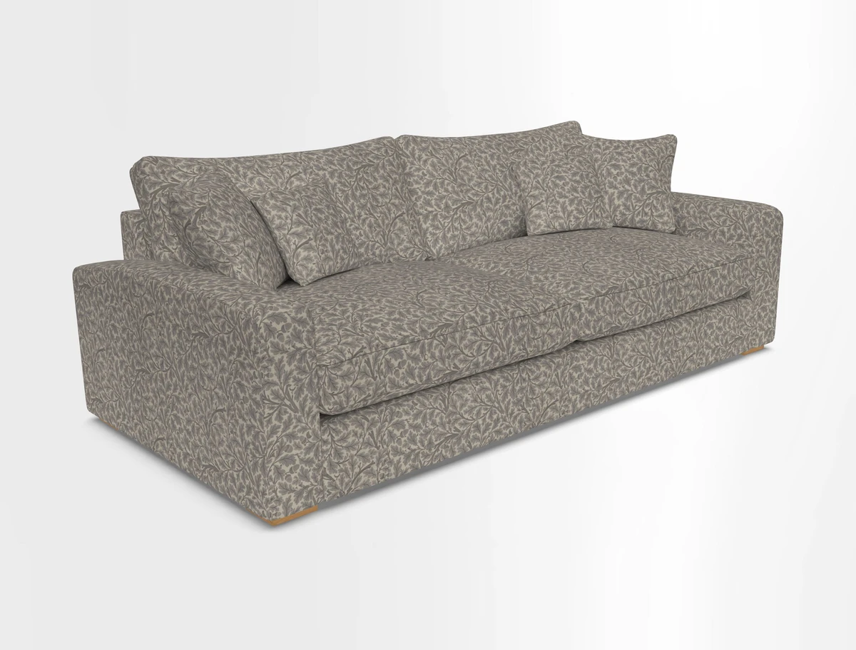 Stockbridge 4 Seater Sofa in Warwick Graf Slate