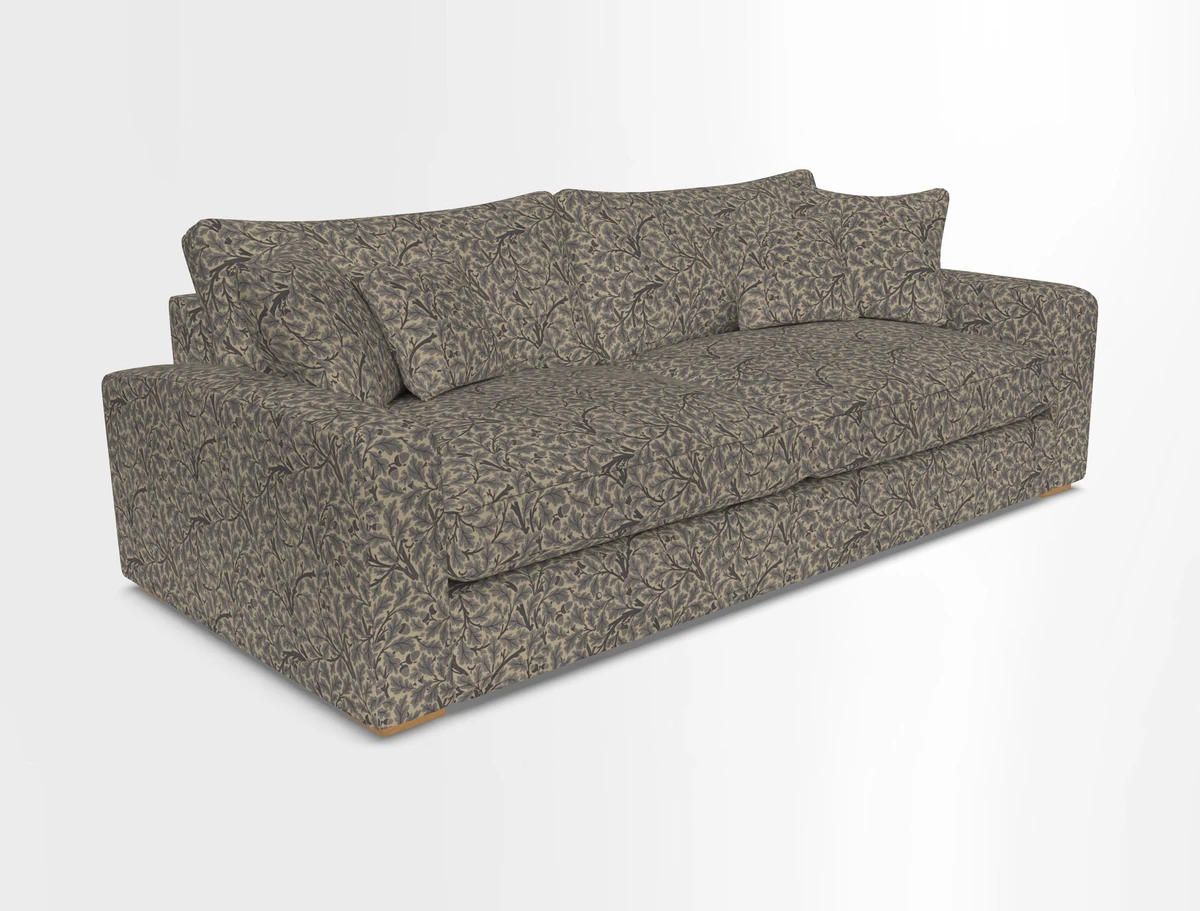 Stockbridge 4 Seater Sofa in Warwick Graf Slate