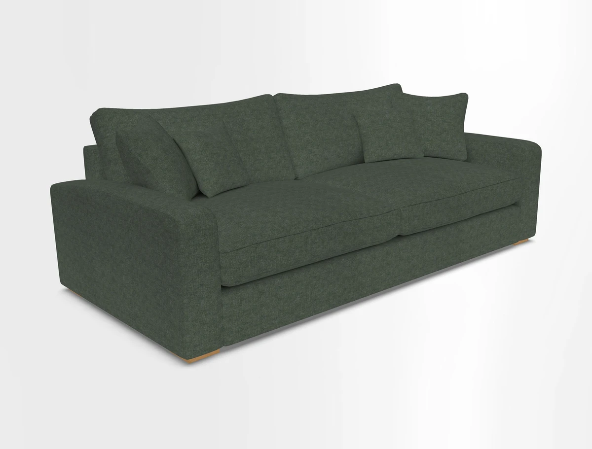 Stockbridge 4 Seater Sofa in Warwick Graf Slate