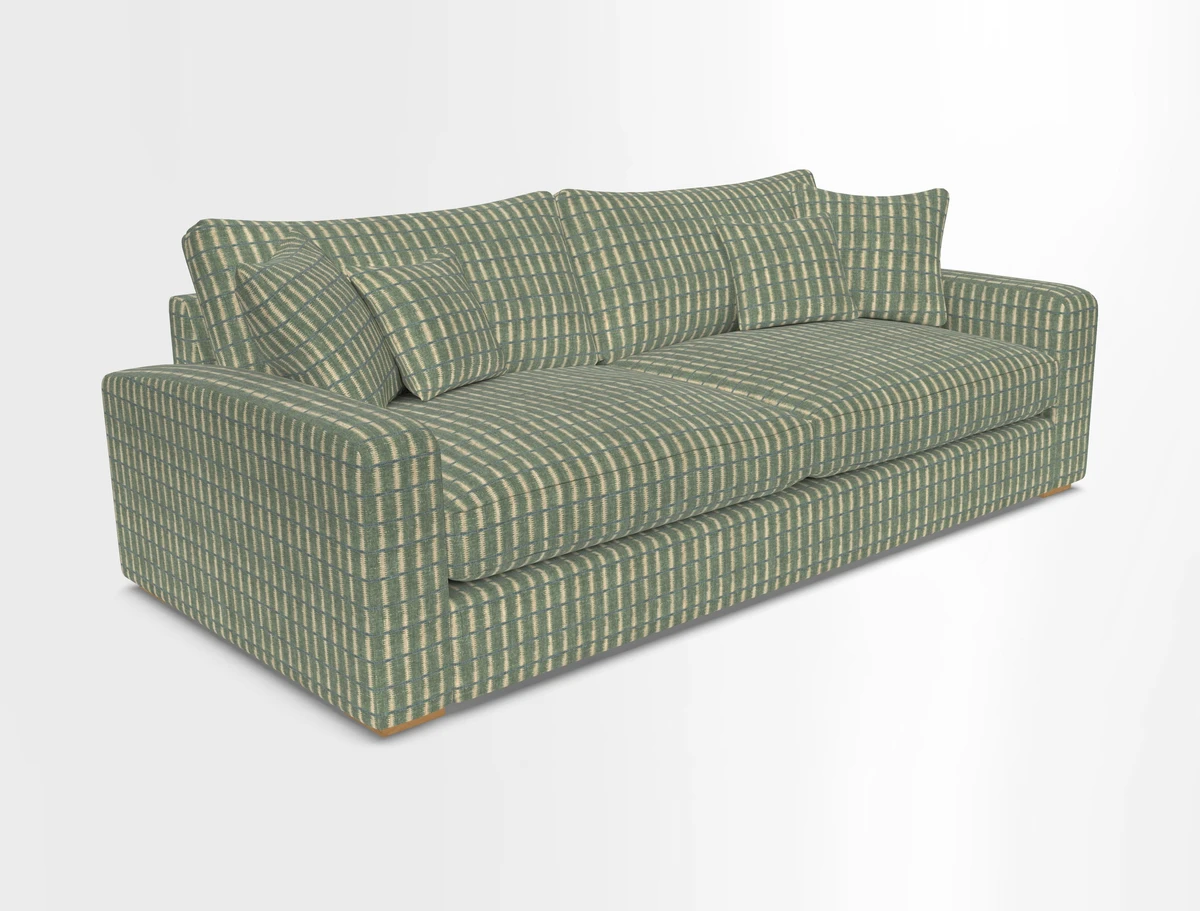 Stockbridge 4 Seater Sofa in Warwick Graf Slate