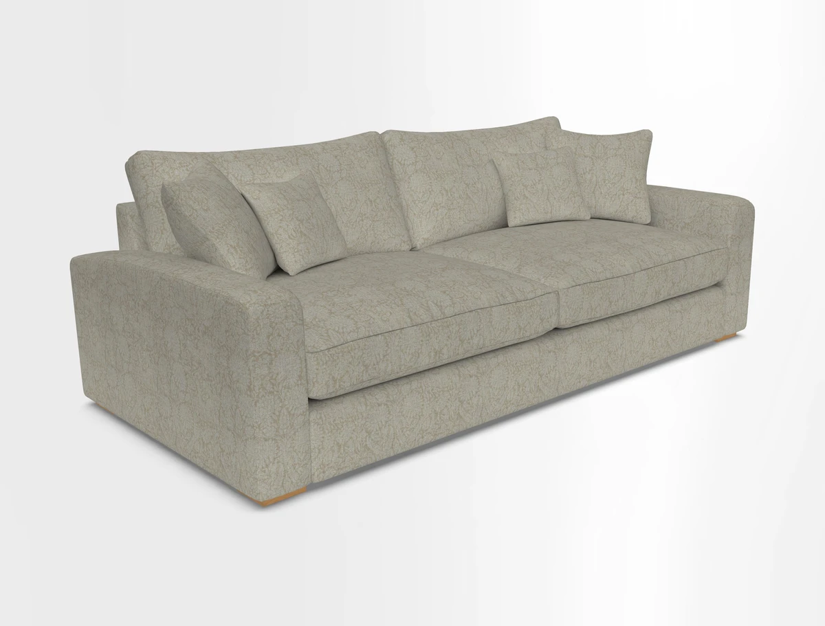 Stockbridge 4 Seater Sofa in Warwick Graf Slate