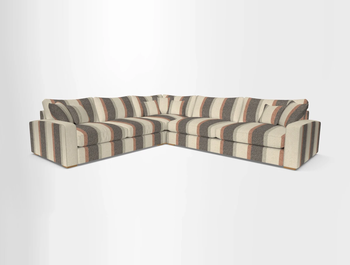 Stockbridge Corner Sofa RHF in Sanday Natural