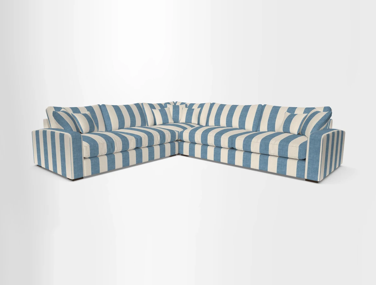 Stockbridge Corner Sofa RHF in Sanday Natural