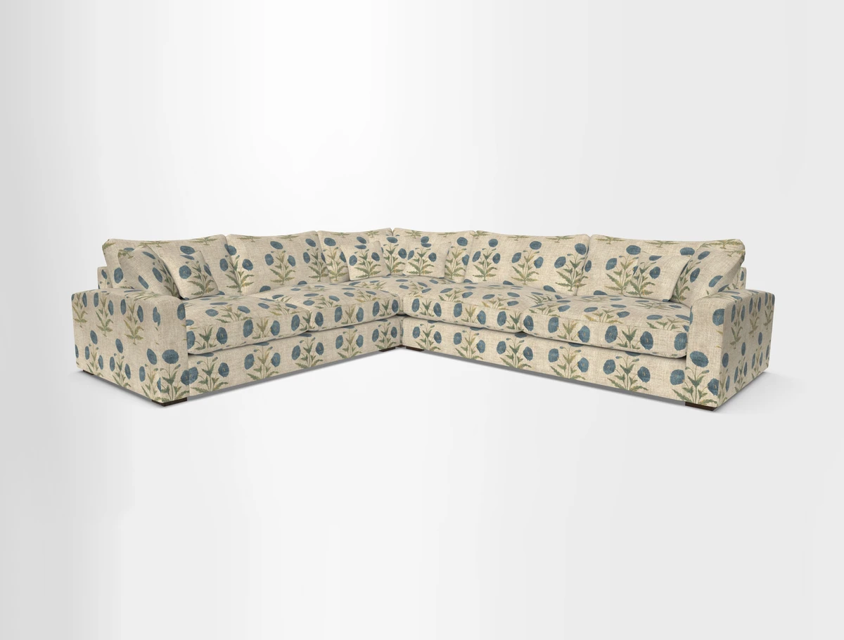 Stockbridge Corner Sofa RHF in Sanday Natural