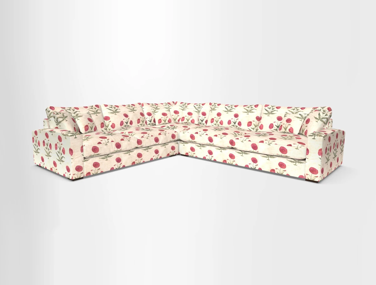 Stockbridge Corner Sofa RHF in Sanday Natural