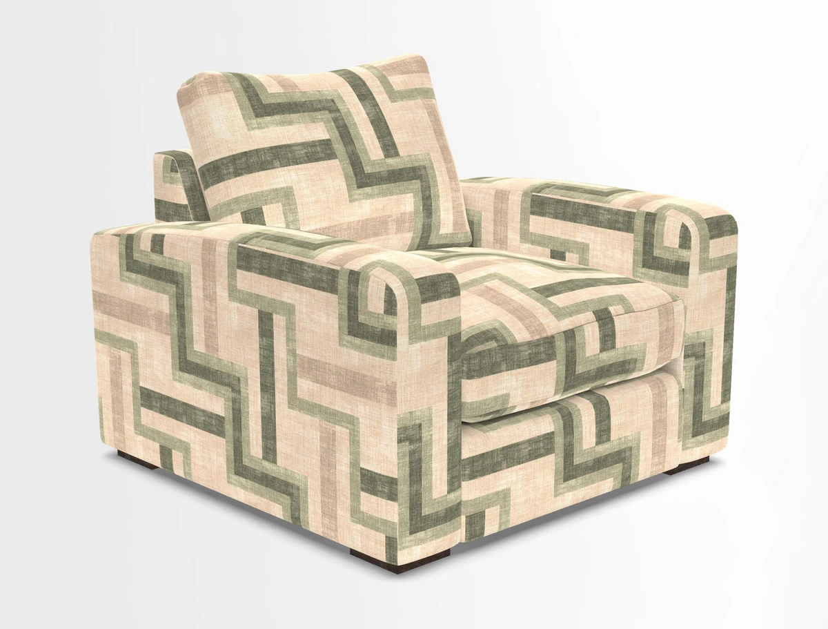 Stockbridge Chair in Two Tone Plain Biscuit