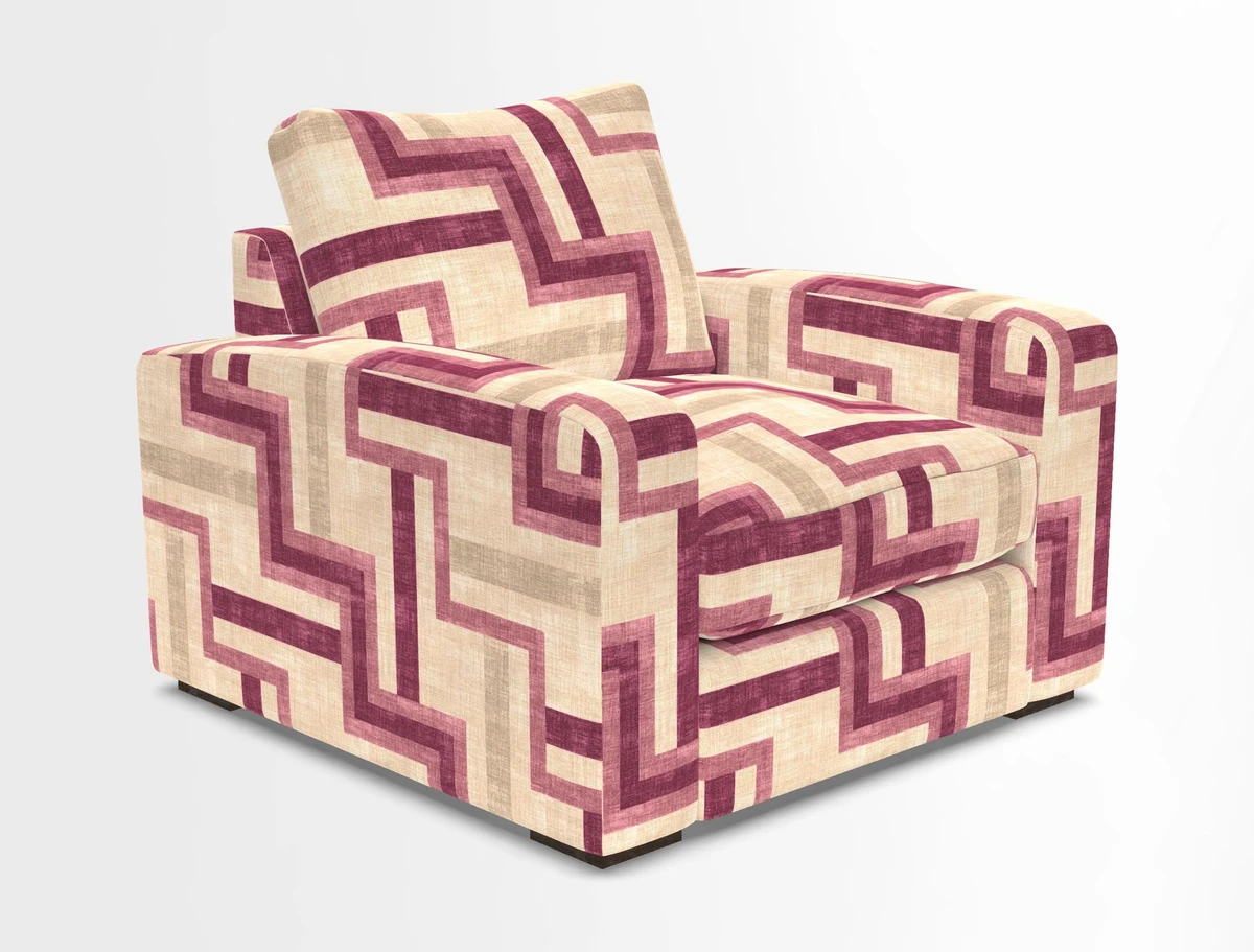 Stockbridge Chair in Two Tone Plain Biscuit