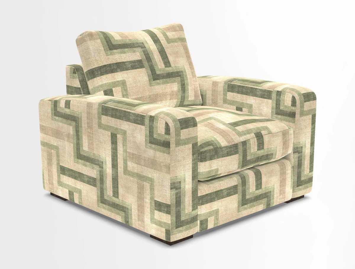 Stockbridge Chair in Two Tone Plain Biscuit