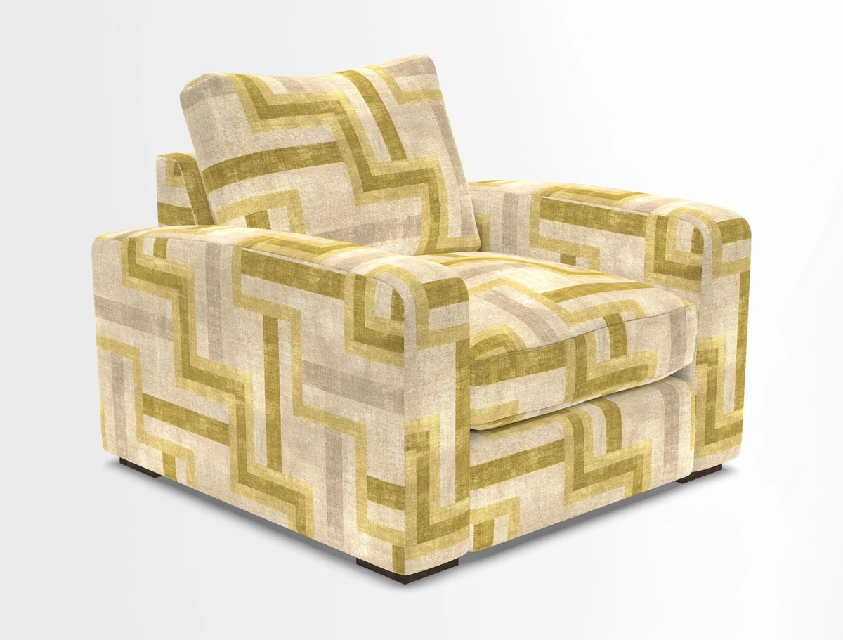 Stockbridge Chair in Two Tone Plain Biscuit