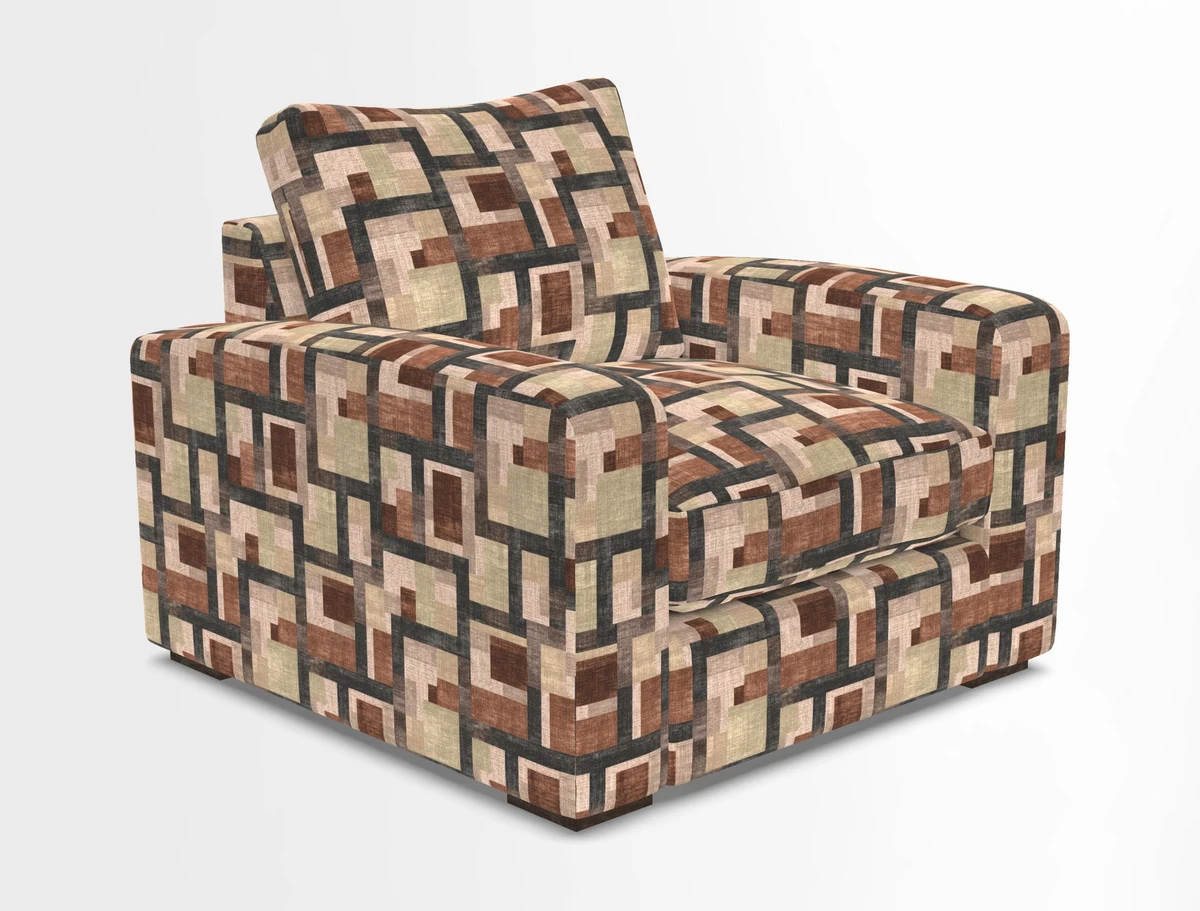 Stockbridge Chair in Two Tone Plain Biscuit