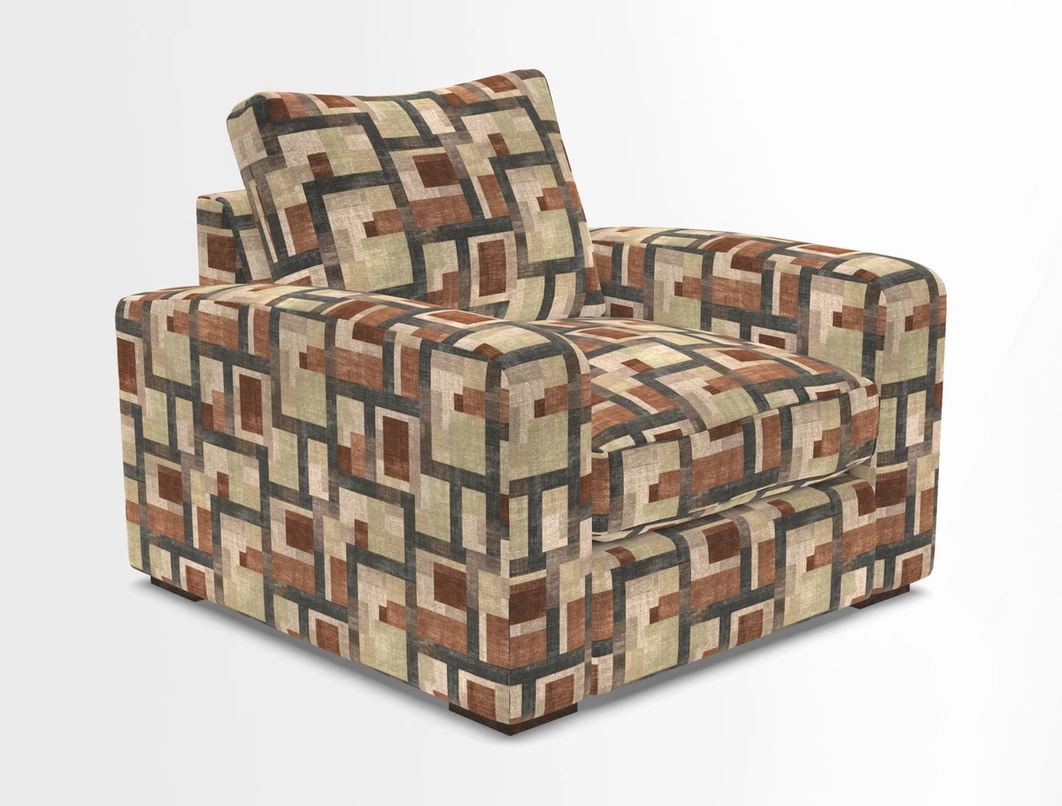 Stockbridge Chair in Two Tone Plain Biscuit