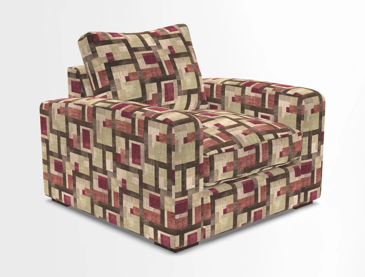 Stockbridge Chair in Two Tone Plain Biscuit
