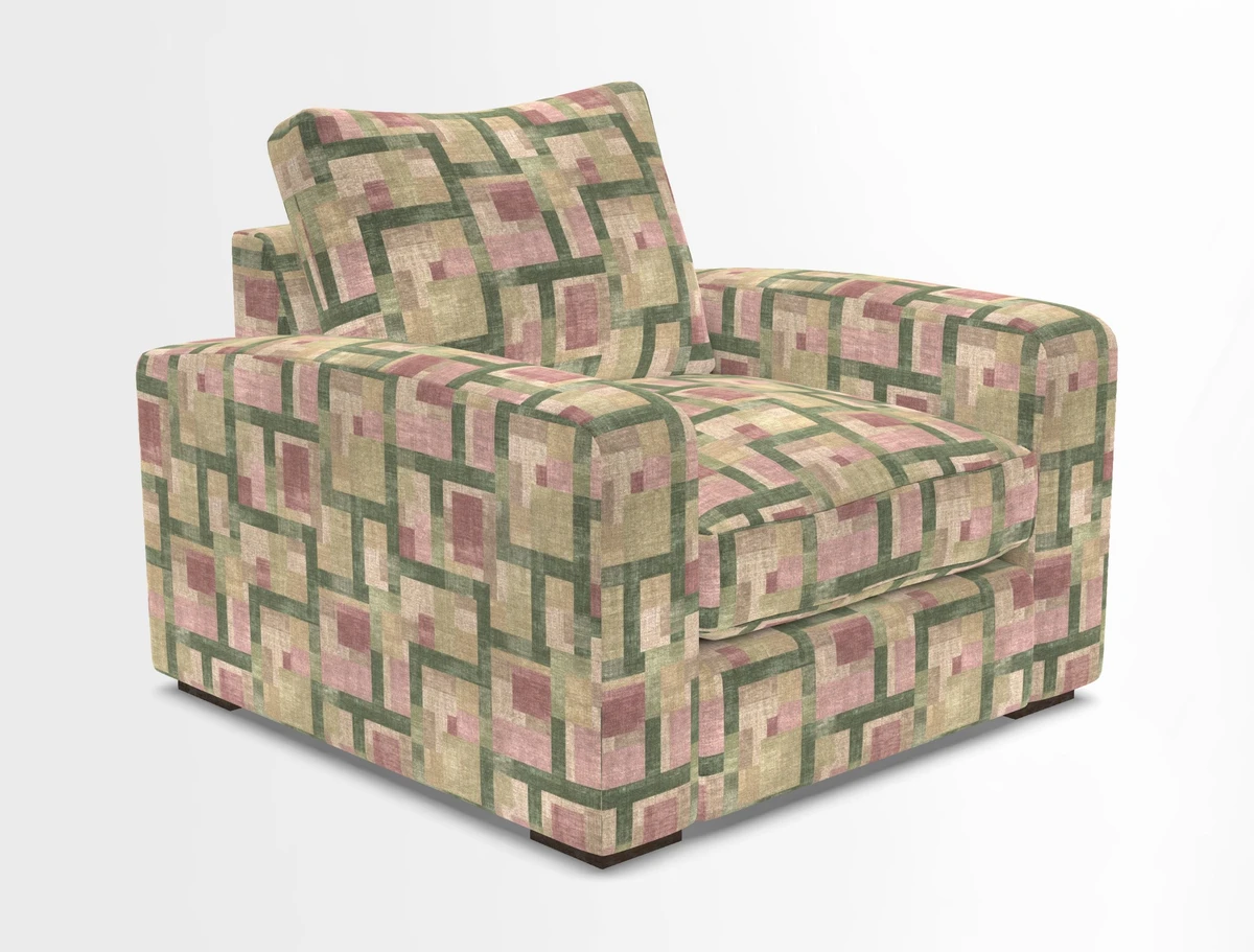 Stockbridge Chair in Two Tone Plain Biscuit