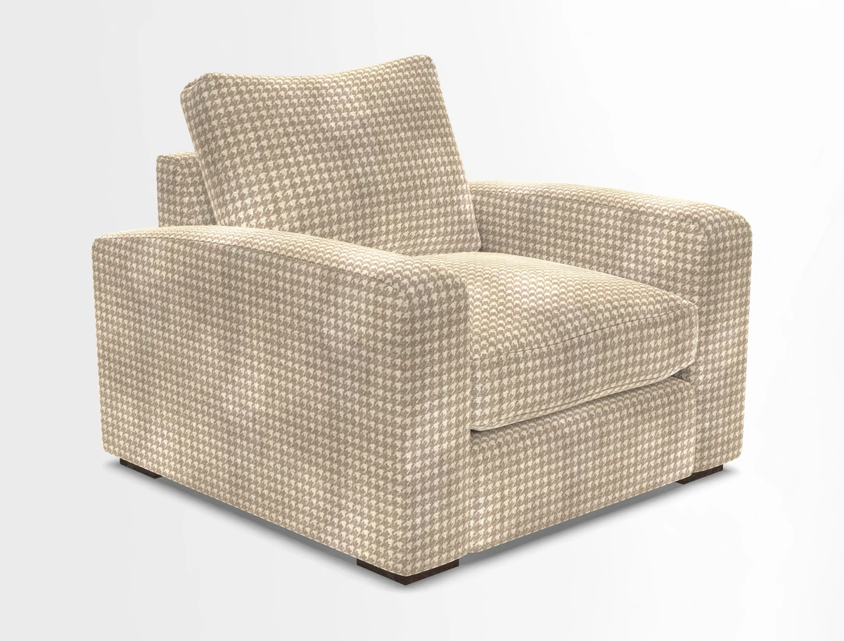 Stockbridge Chair in Two Tone Plain Biscuit
