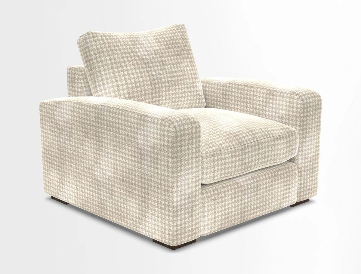 Stockbridge Chair in Two Tone Plain Biscuit