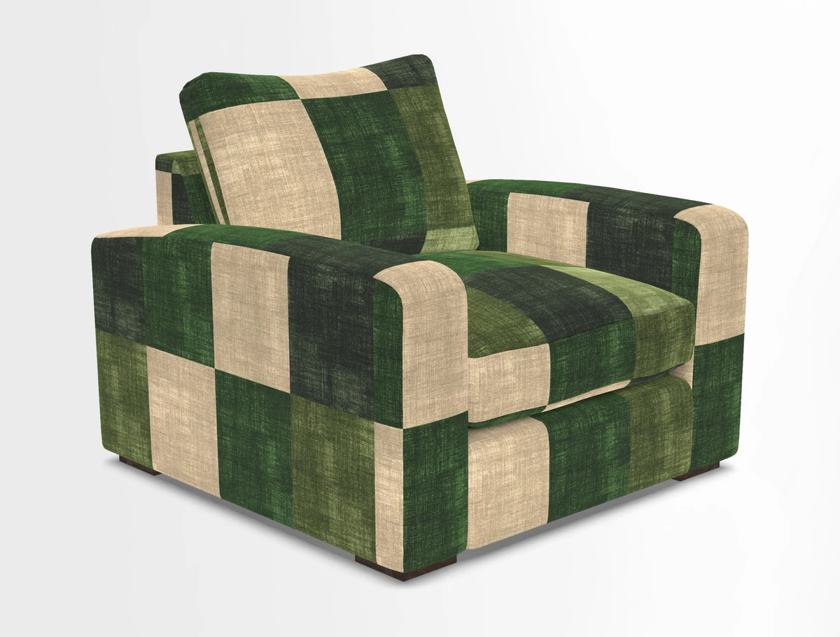 Stockbridge Chair in Two Tone Plain Biscuit