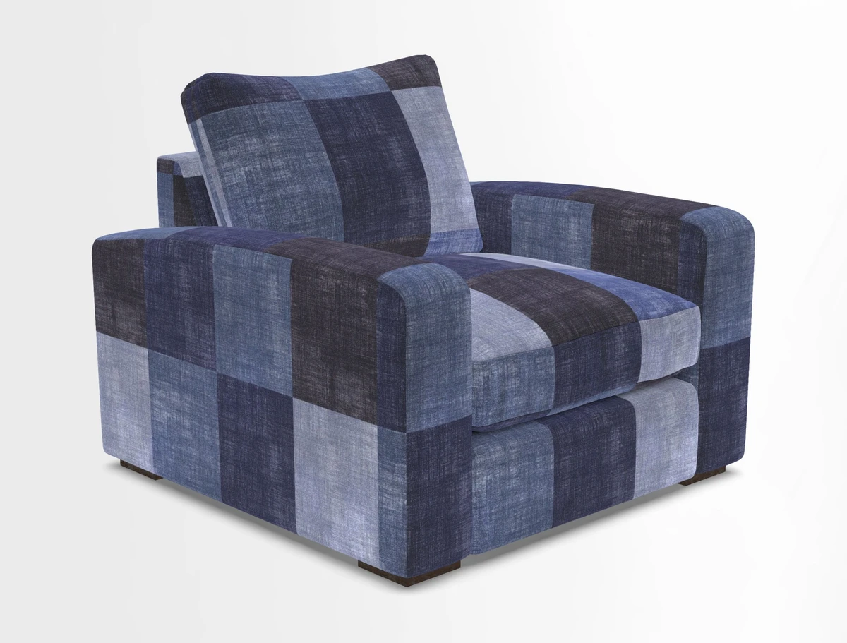 Stockbridge Chair in Two Tone Plain Biscuit