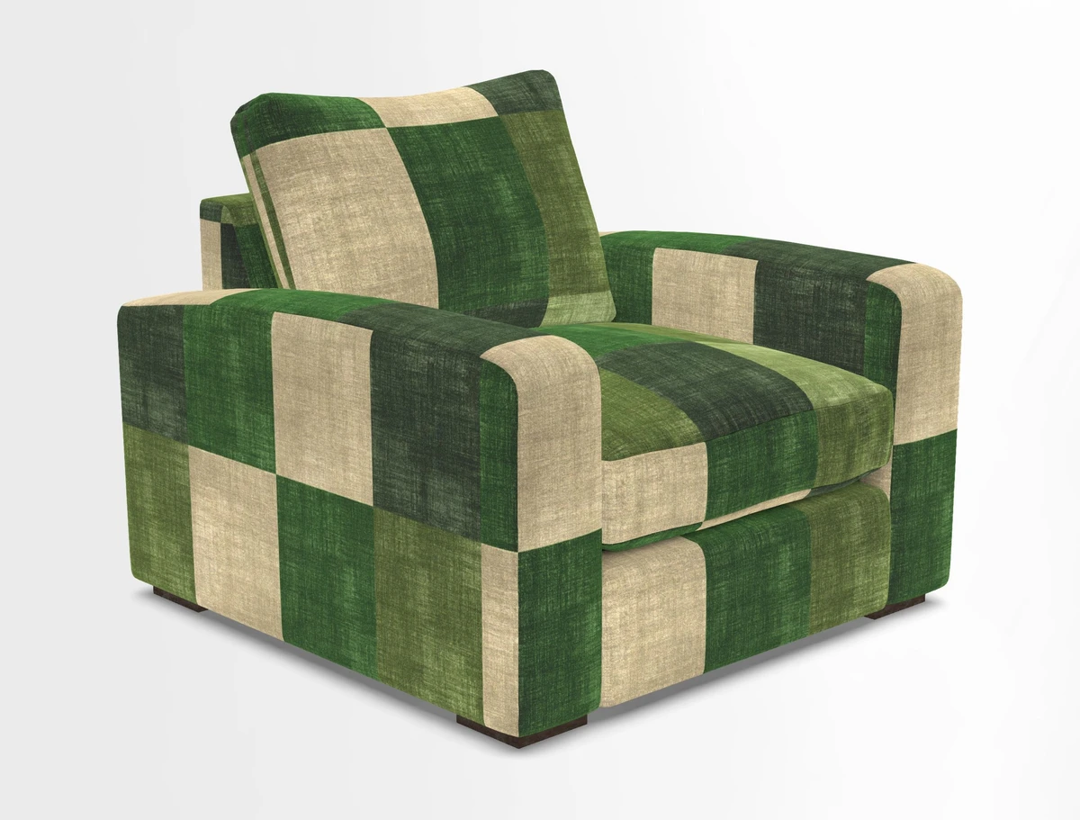Stockbridge Chair in Two Tone Plain Biscuit