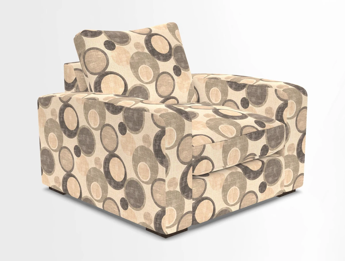 Stockbridge Chair in Two Tone Plain Biscuit