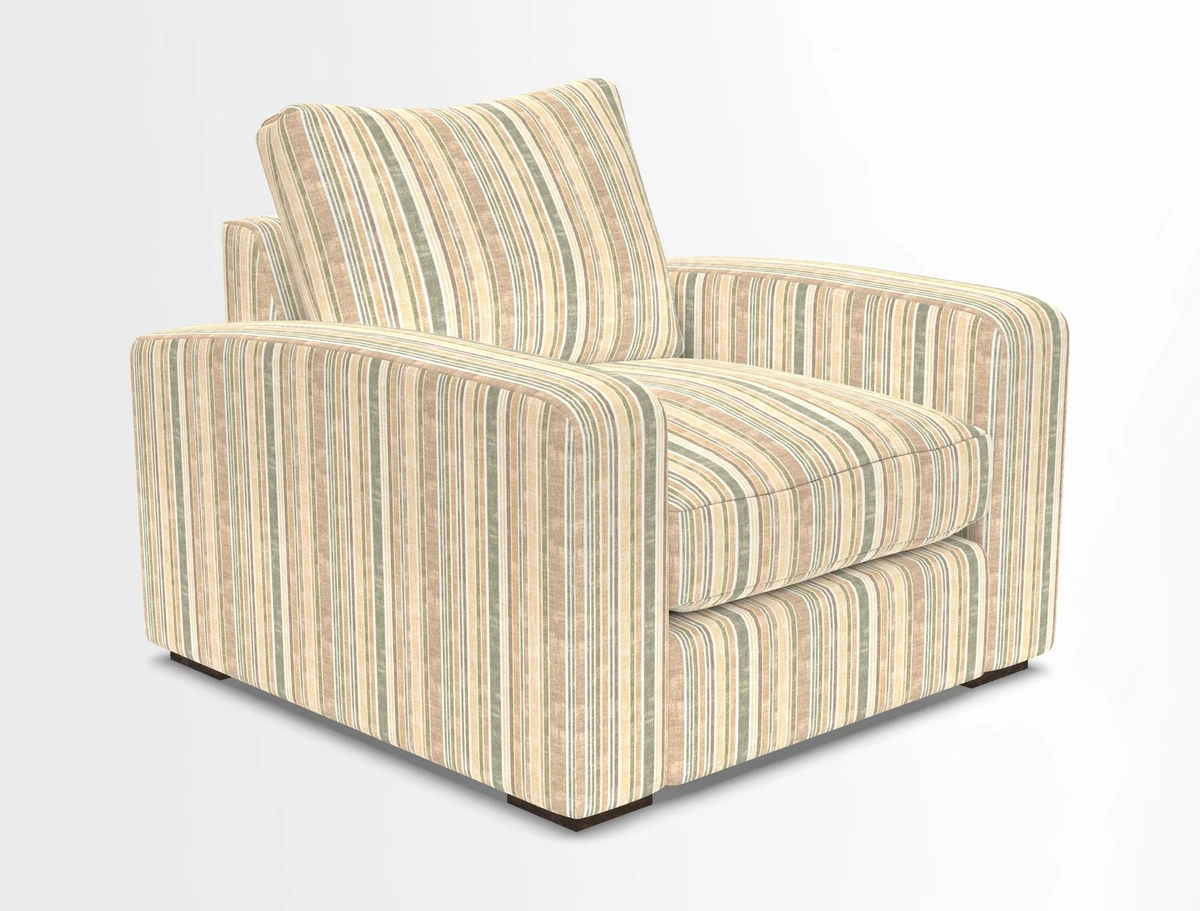 Stockbridge Chair in Two Tone Plain Biscuit