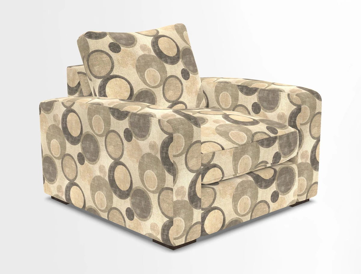 Stockbridge Chair in Two Tone Plain Biscuit