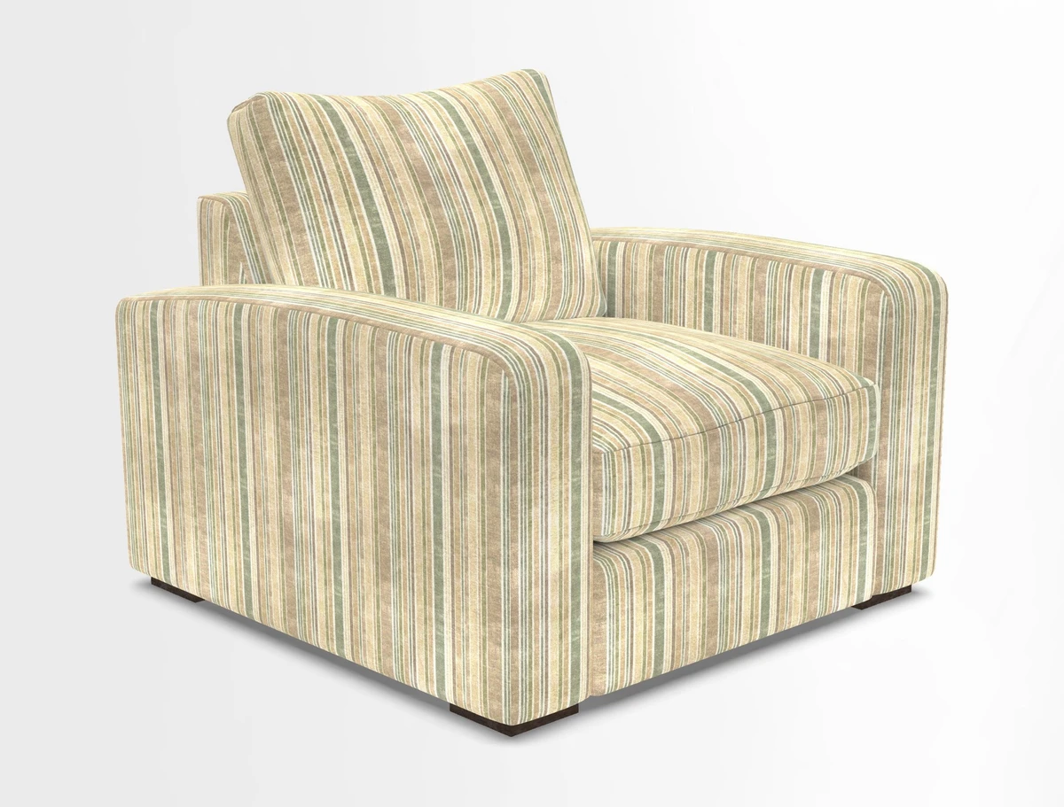 Stockbridge Chair in Two Tone Plain Biscuit