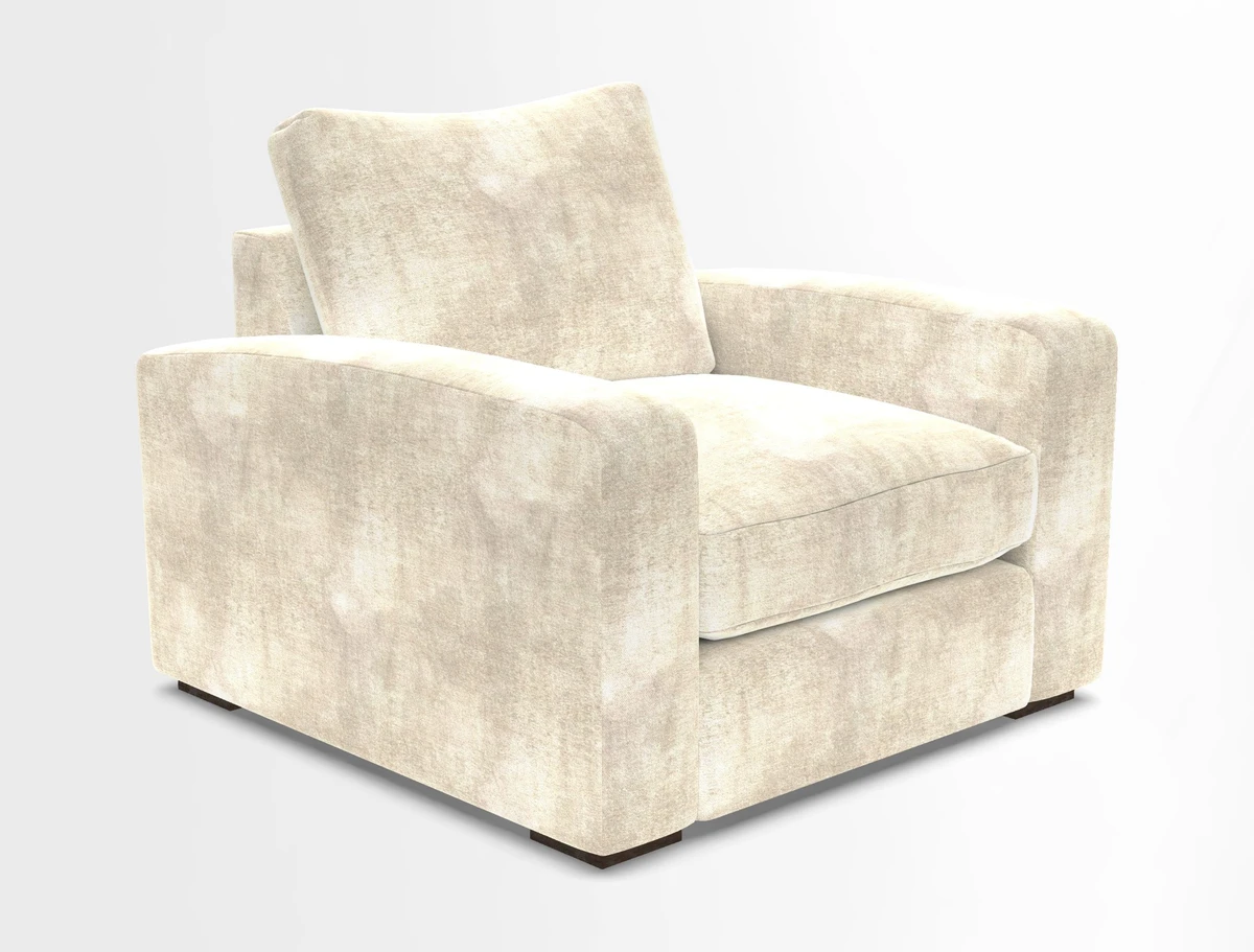Stockbridge Chair in Two Tone Plain Biscuit