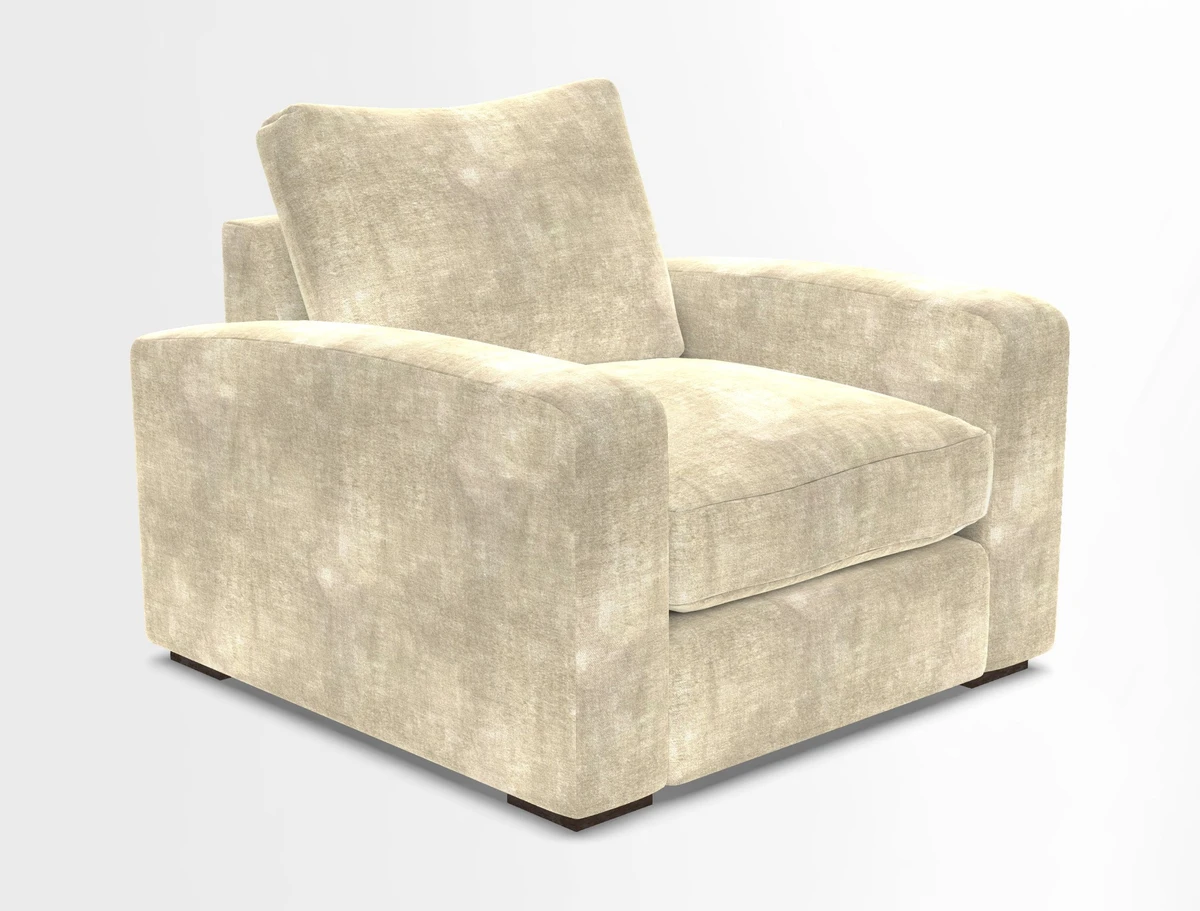 Stockbridge Chair in Two Tone Plain Biscuit