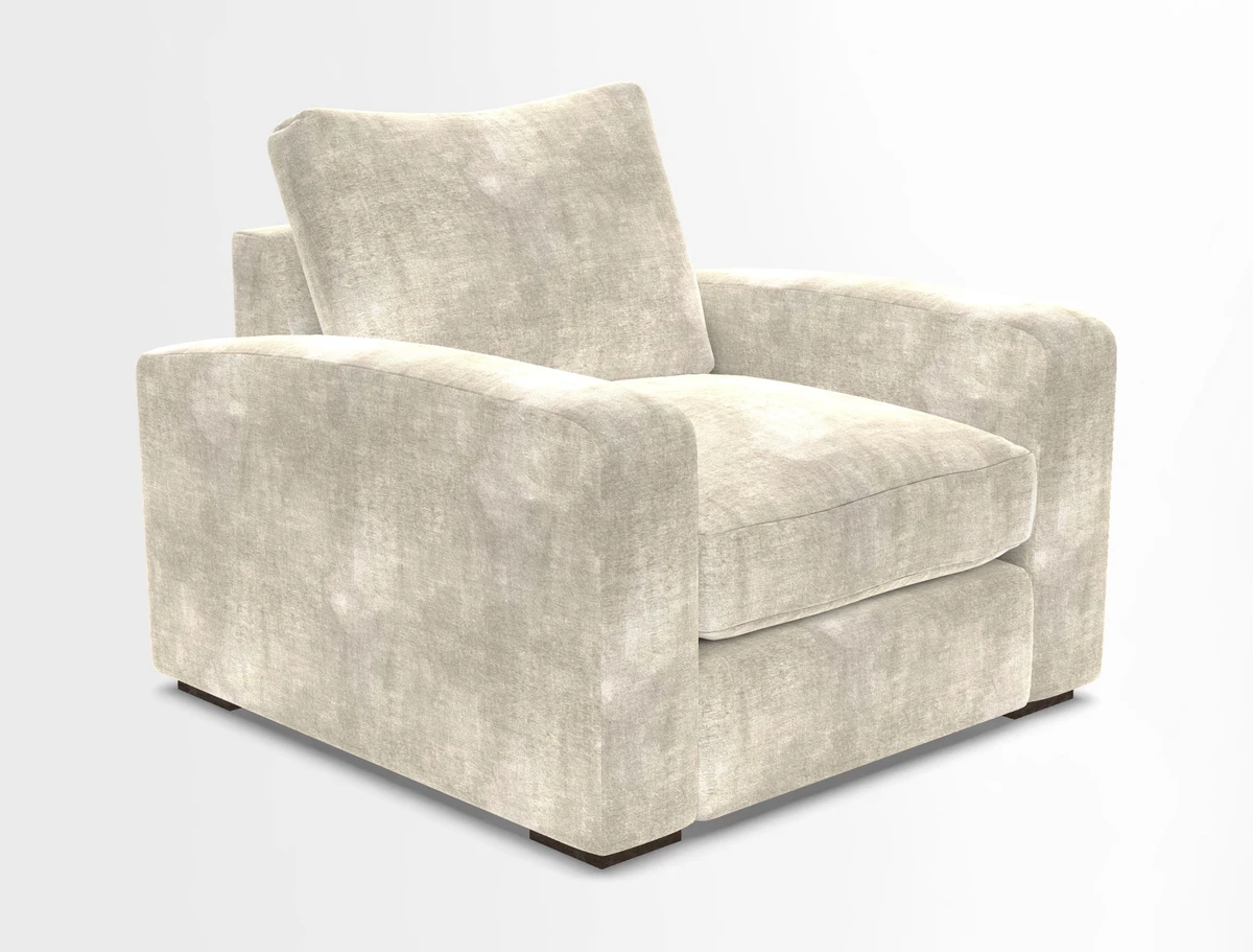 Stockbridge Chair in Two Tone Plain Biscuit