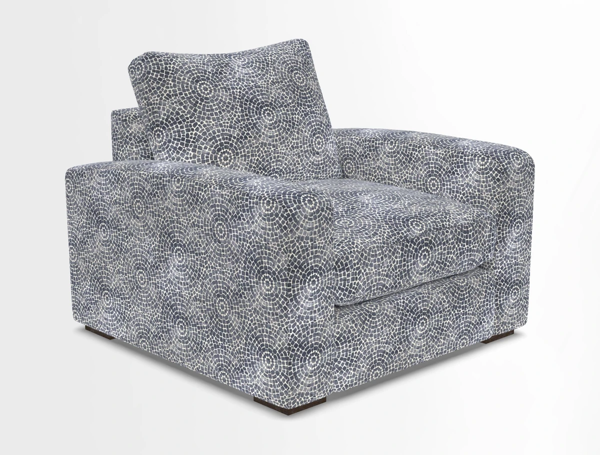 Stockbridge Chair in Two Tone Plain Biscuit